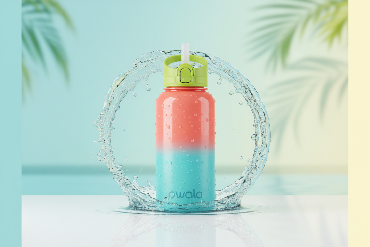 owala water bottle banaer